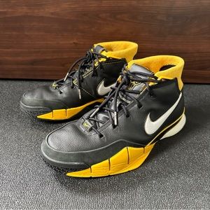 Kobe 1 Del Sol Black Yellow Shoes Men’s Size 11